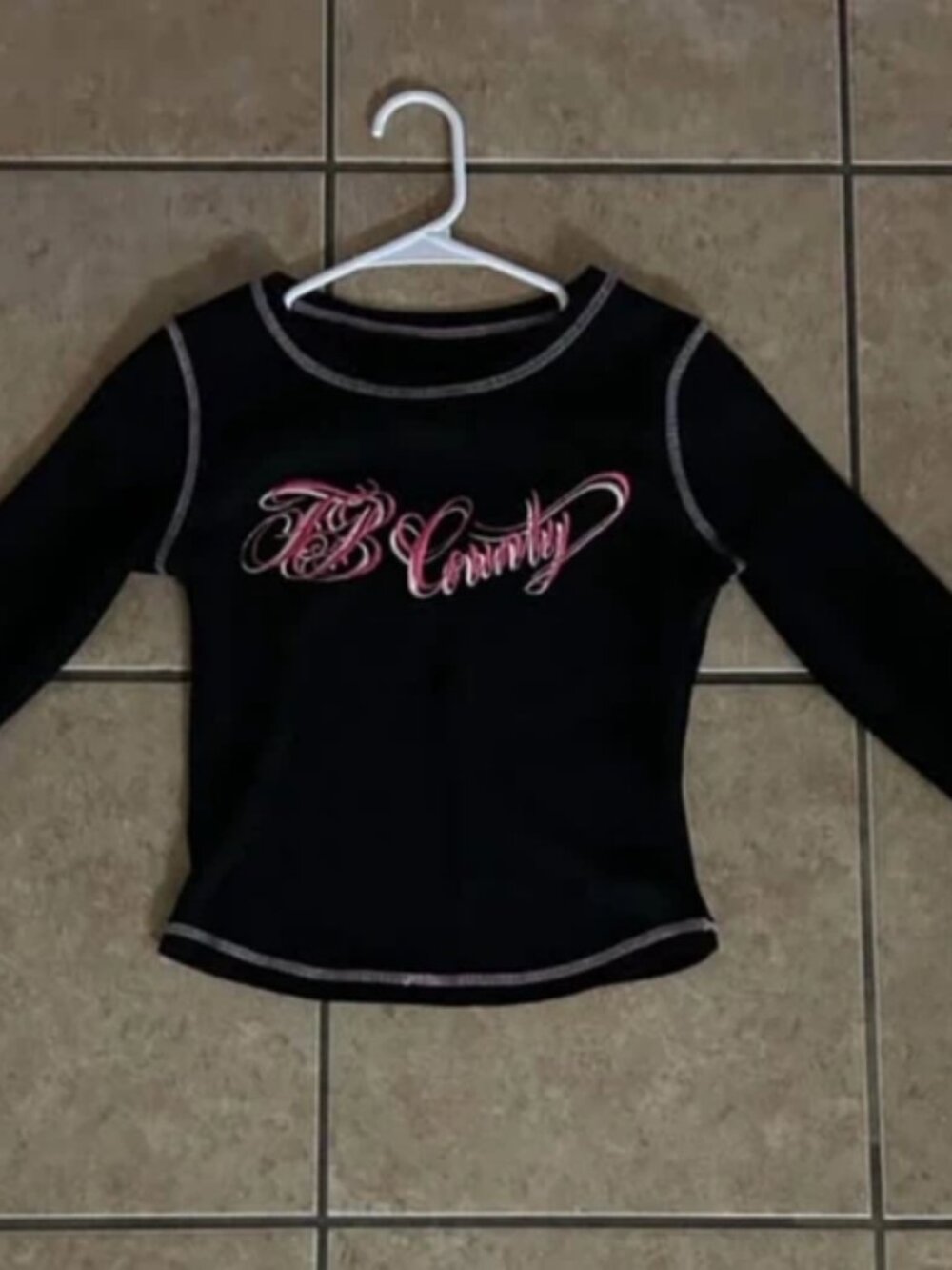 Zumiez FB County Long Sleeve Crop Top